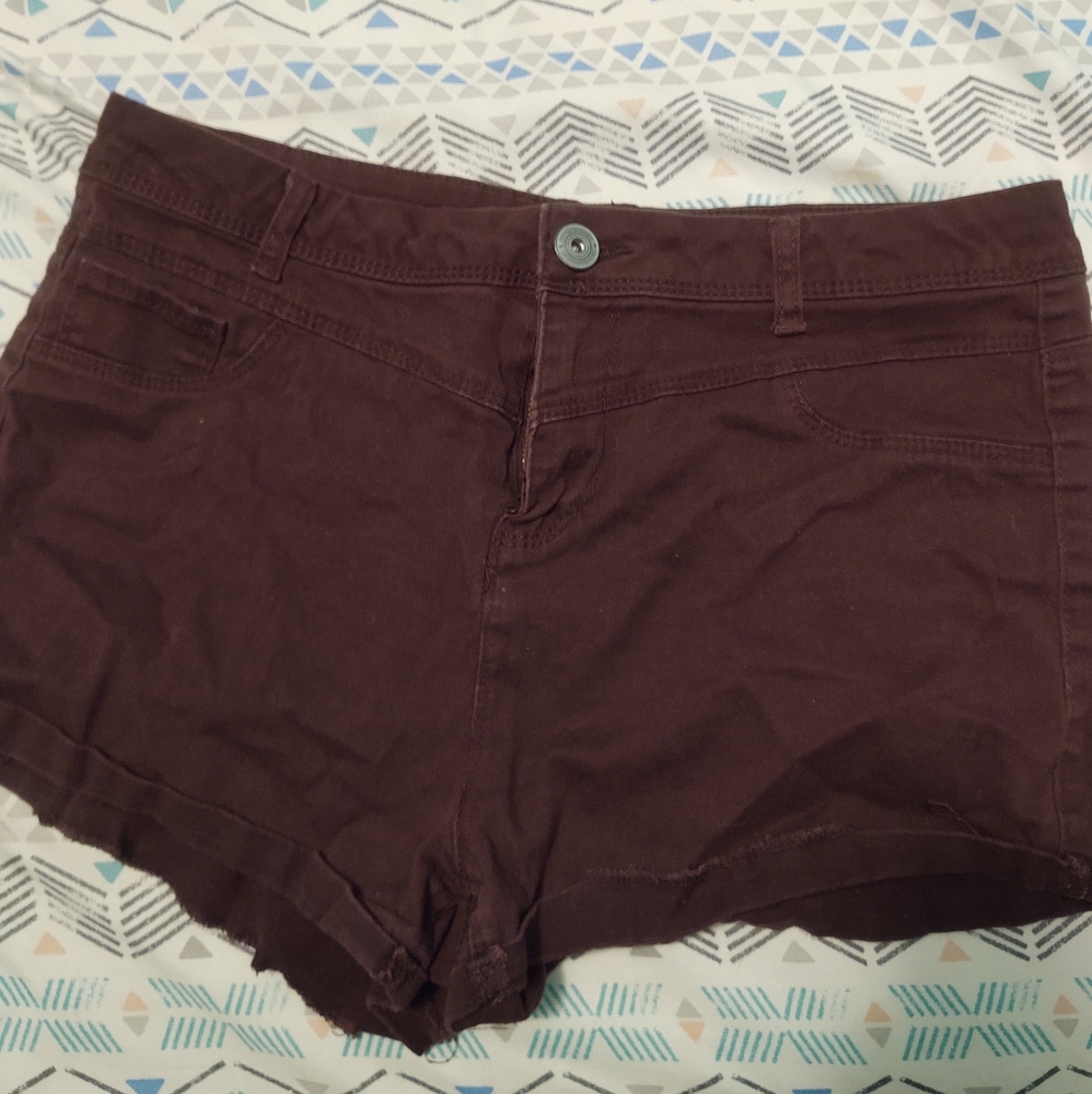 Maroon shorts